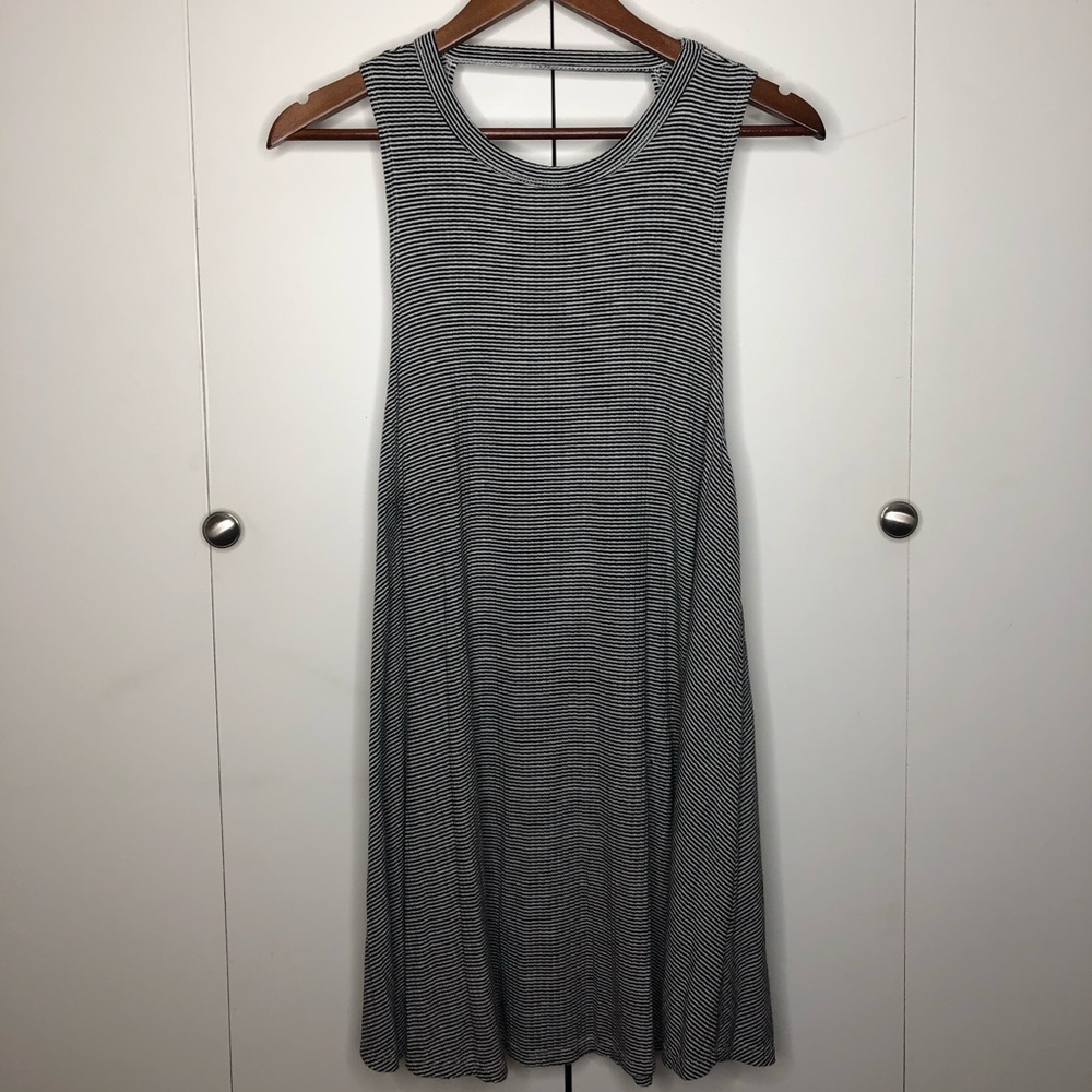 Striped baby doll sun dress